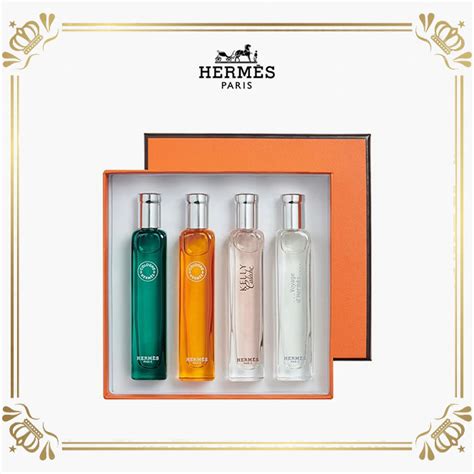 hermes paris perfume set|Hermes perfume women gift set.